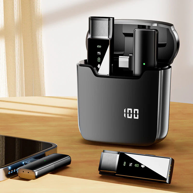 Portable Neckband Mic Power Dock