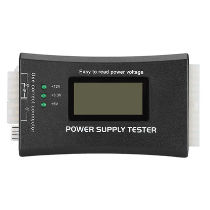 Computer Power Supply Diagnostic Tool with LCD Screen for PC Testing and Repair