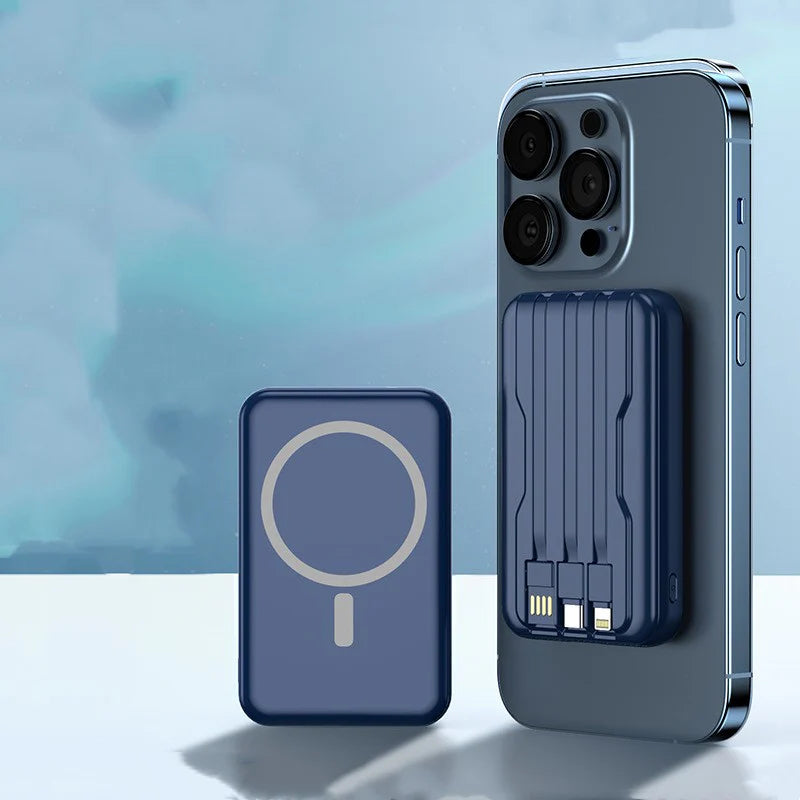 Includes Cordless Power Bank Magnetic Wireless Charger 10000Mah