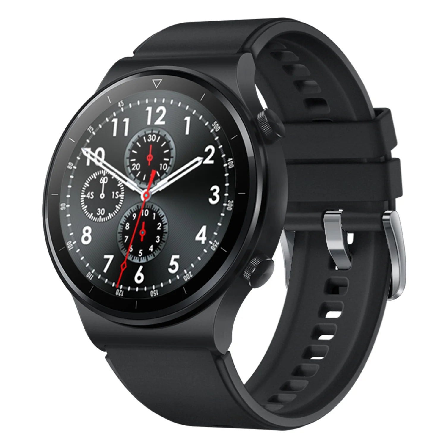 Pulse Rate BP Spo2 Tracking Fitness Wireless Dial Smartwatch