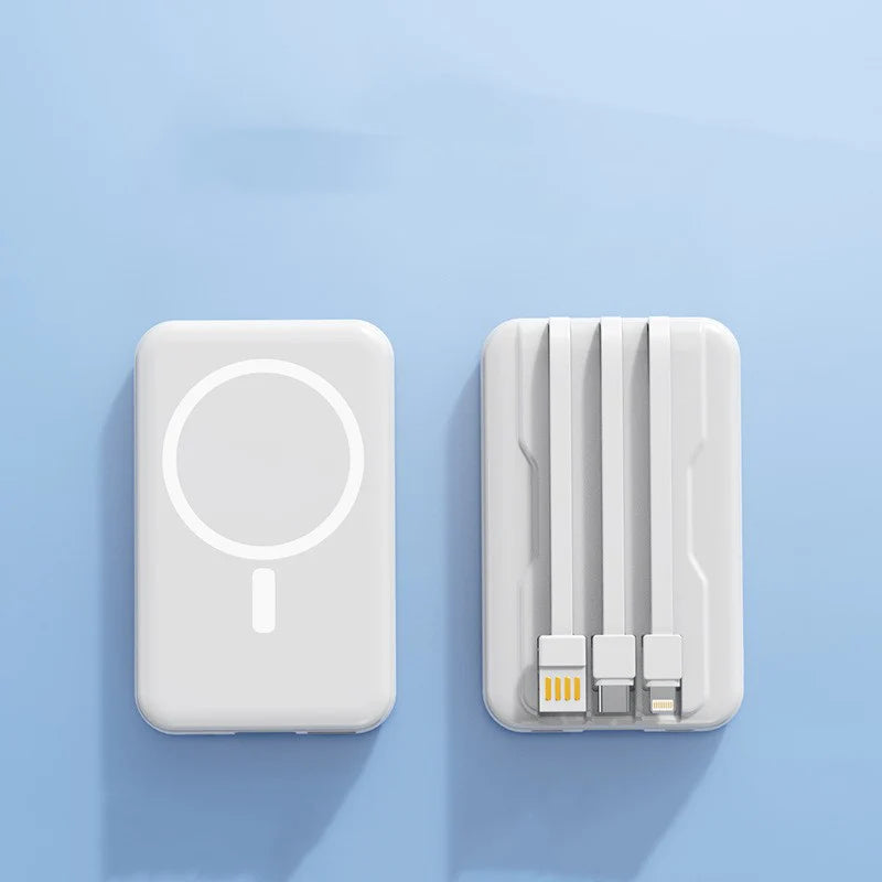 Includes Cordless Power Bank Magnetic Wireless Charger 10000Mah