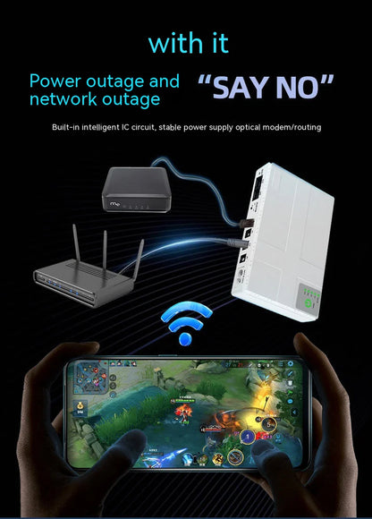 Compact Backup Power for Network Devices