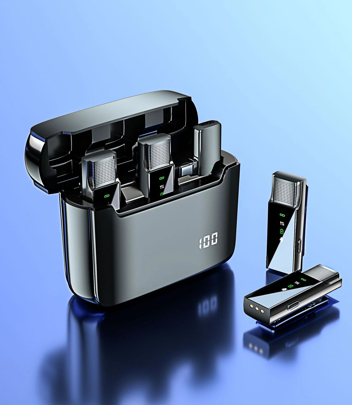 Portable Neckband Mic Power Dock