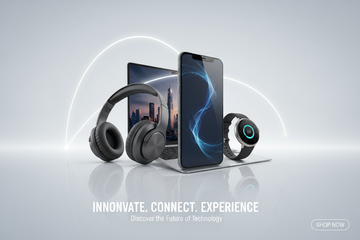 Electronic products for my home page banner 